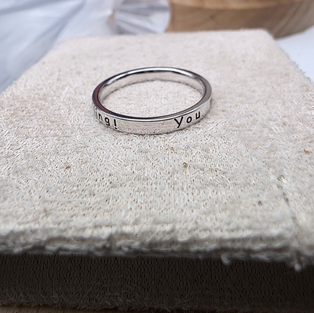Elegant Silver Band Ring (794)